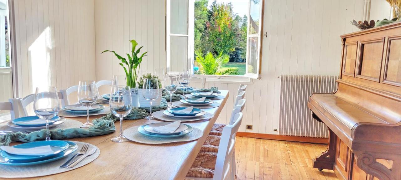 Charmante Maison Dans Les Landes X 10 Avec Piscine Et Salle D Escalade Lue ภายนอก รูปภาพ