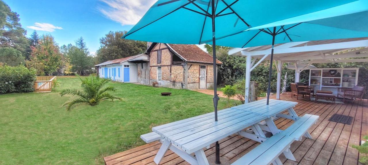 Charmante Maison Dans Les Landes X 10 Avec Piscine Et Salle D Escalade Lue ภายนอก รูปภาพ