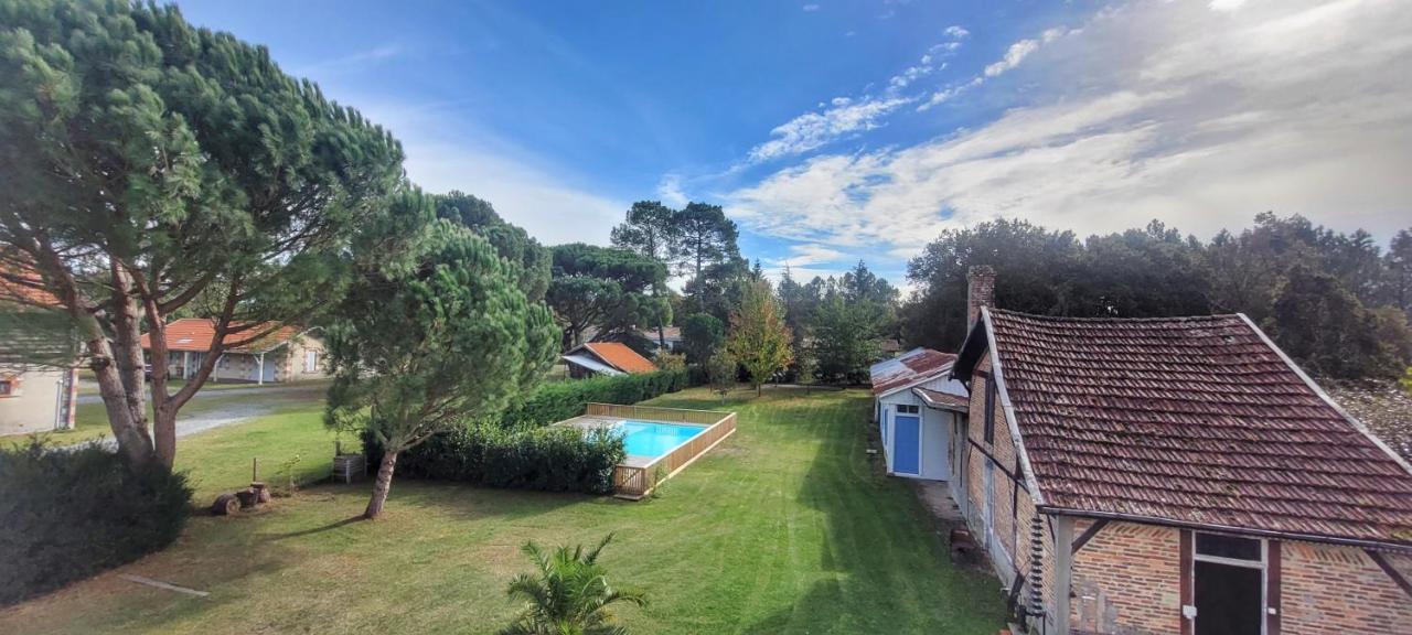 Charmante Maison Dans Les Landes X 10 Avec Piscine Et Salle D Escalade Lue ภายนอก รูปภาพ