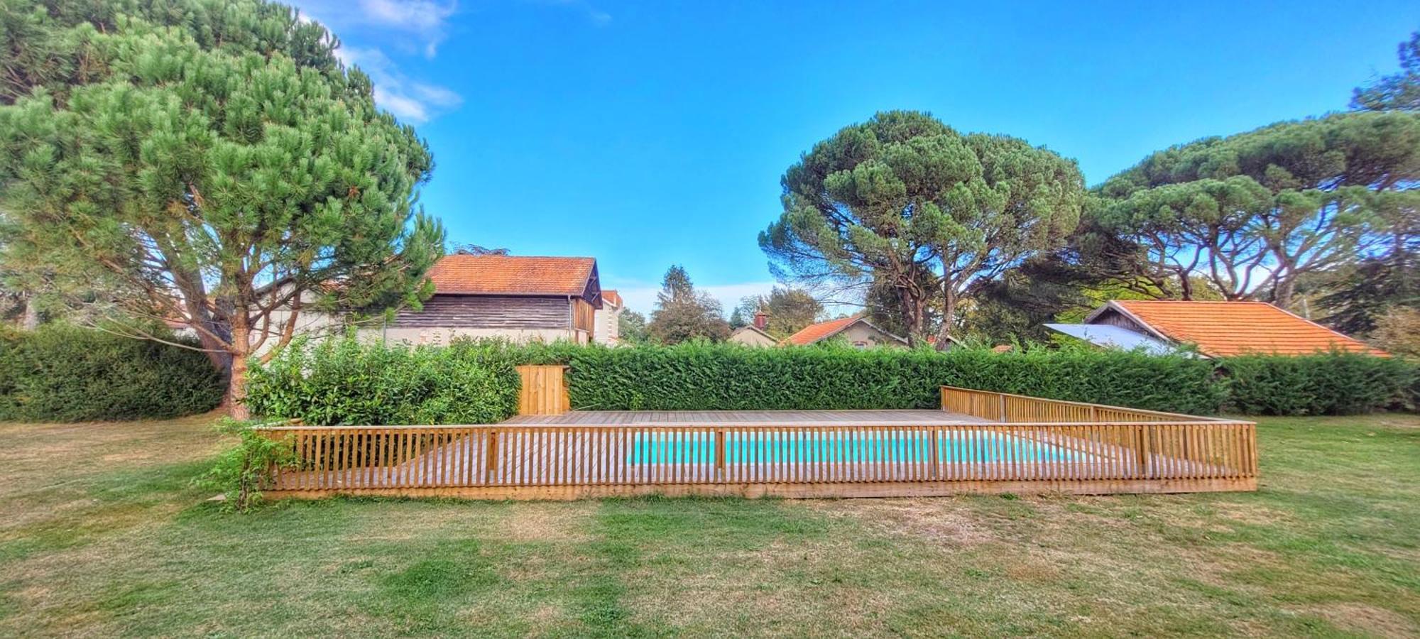Charmante Maison Dans Les Landes X 10 Avec Piscine Et Salle D Escalade Lue ภายนอก รูปภาพ